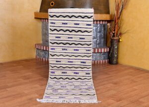 kilim moroccan rug - 100% Wool Berber Carpet