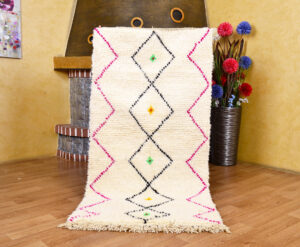 Authentic Moroccan Wool Rug.