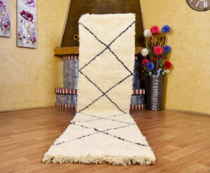 Authentic Azilal Moroccan Runner Rug.